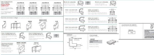 Sofa cama italiano Simonna - Imagen 6