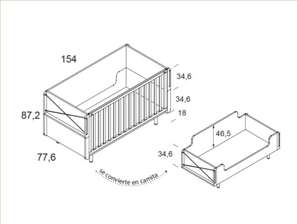 Cuna Fold 120 - Imagen 7