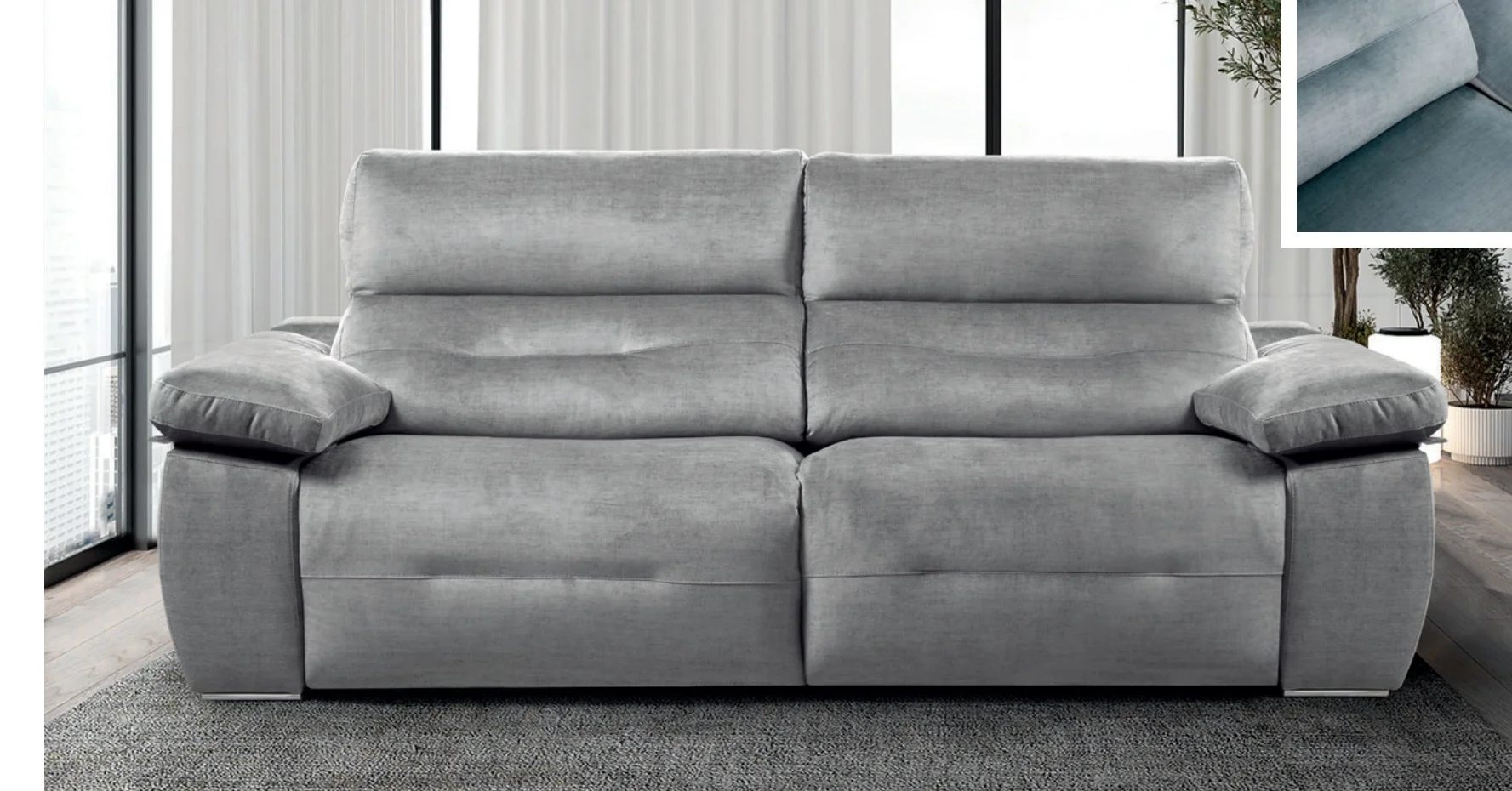 Sofa 2 plazas relax electrico Celia - Imagen 2