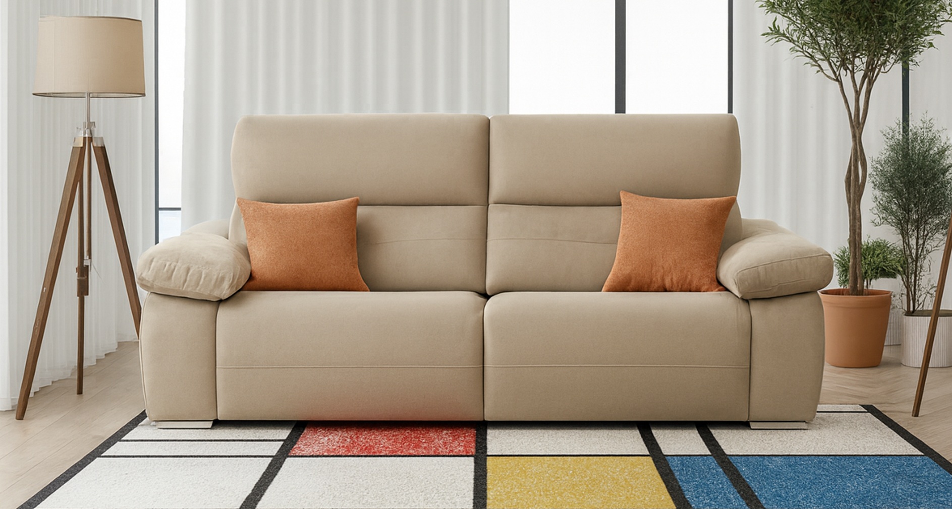 Sofa 2 plazas relax electrico Celia