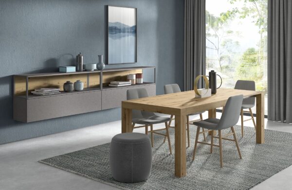 Mesa de comedor extensible Kazzan