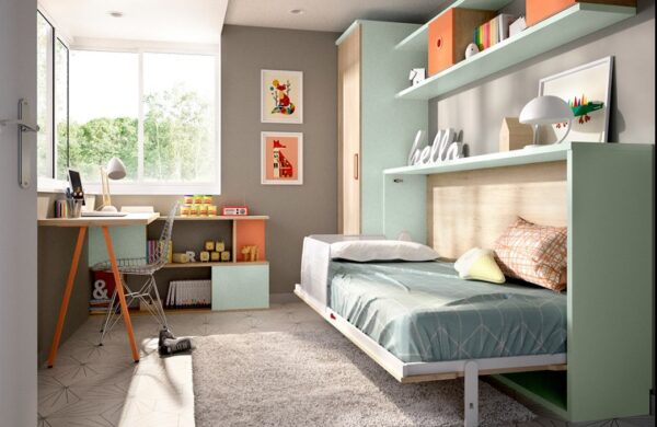 Cama abatible horizontal 90x190 Rmb - Imagen 2