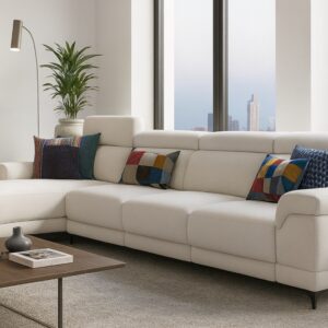 Sofá con chaise longue Kurban