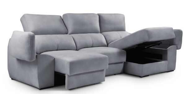Sofa con chaiselongue Kiss