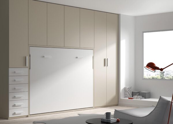 Composición de cama abatible con armarios ADR