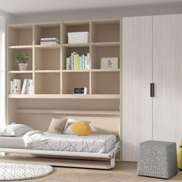 Cama abatible con escritorio - Imagen 2