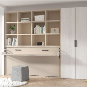 Cama abatible con escritorio