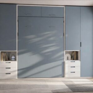 Composición completa con cama abatible vertical.