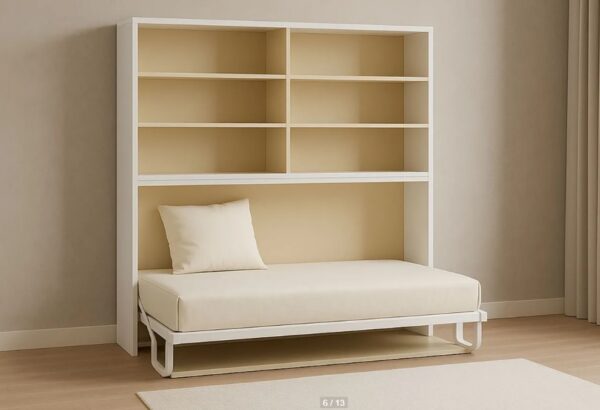 Cama abatible con libreria y escritorio Nova - Imagen 2