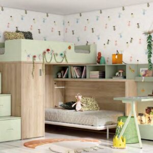 Composicion completa con cama abatible MG