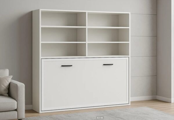 Cama abatible 90x190 con libreria Nova