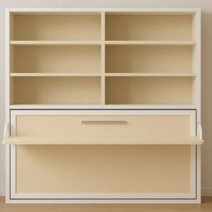 Cama abatible con libreria y escritorio Nova