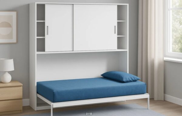 Cama abatible con armario superior Nova - Imagen 2
