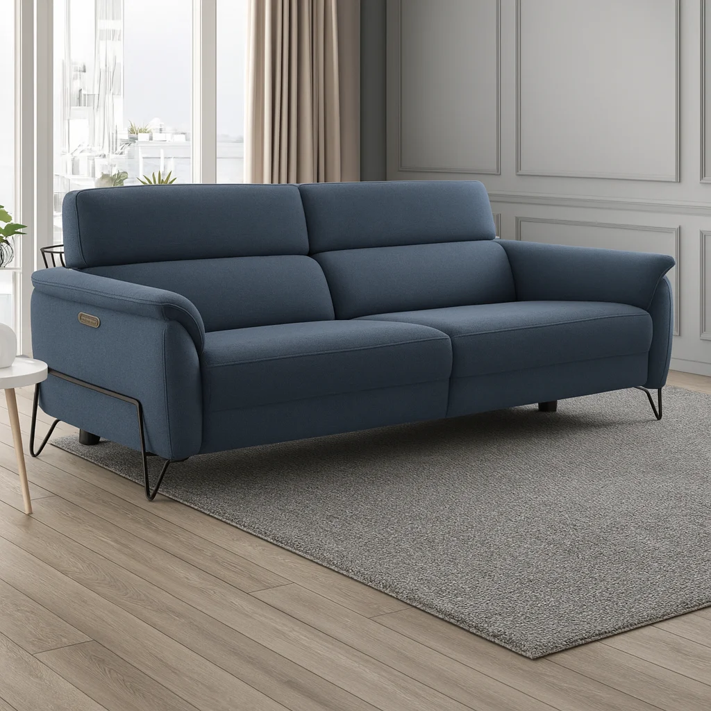 Sofá relax motorizado cardio Estel Wood de 192 cm