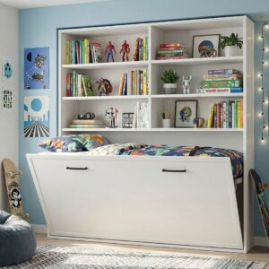Cama abatible 90x190 con libreria Nova