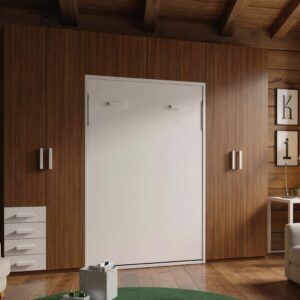 Composición completa con cama vertical