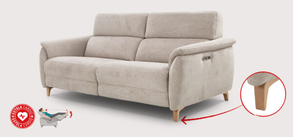 SOFA RELAX MOTORIZADO CARDIO ESTEL,WOOD