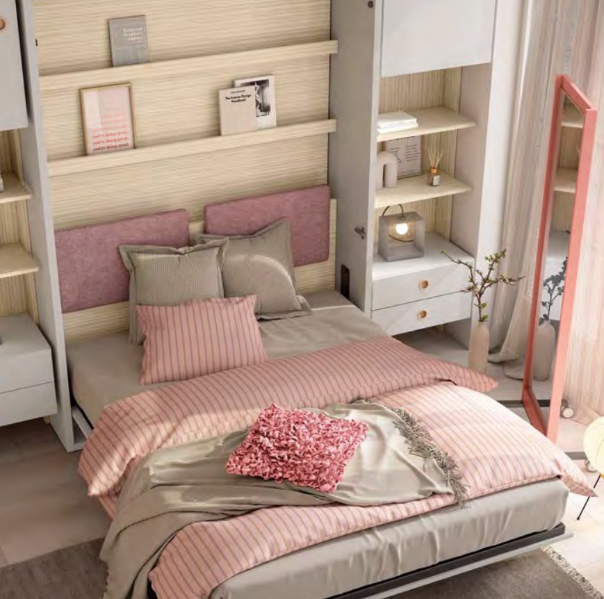 Composición con cama abatible vertical - Imagen 3