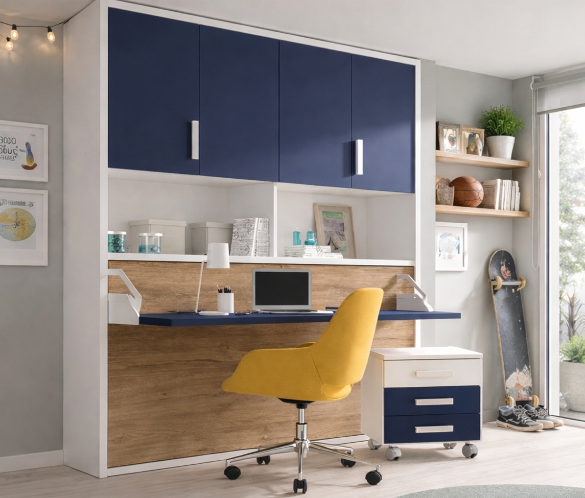 Cama abatible horizontal 90x180