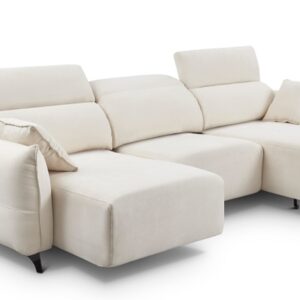 Sofa con chaise longue eléctrico Afrodita