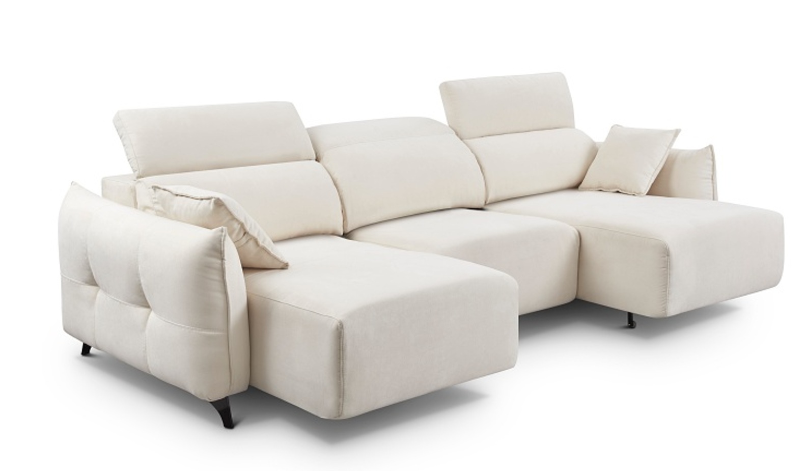 Sofa con chaise longue eléctrico Afrodita
