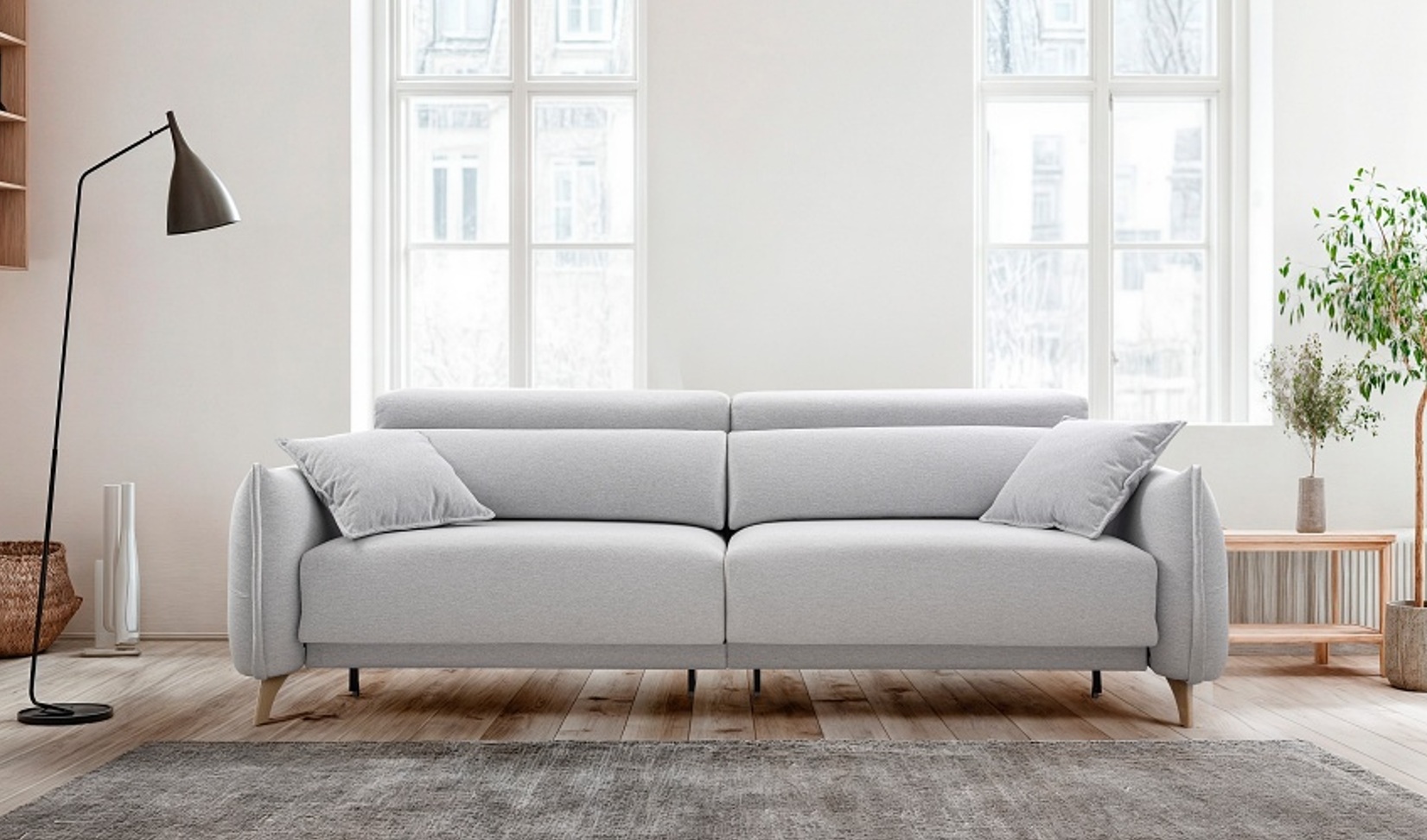 Sofa nordico con deslizantes City