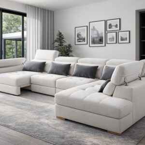 Sofa chaise rincon Elite Magnum,asientos viscoelastica