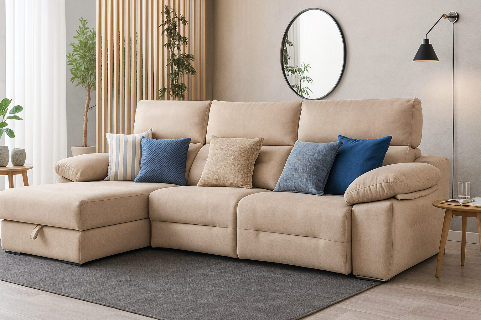 SOFA CHAISE LONGUE ELECTRICO CELIA