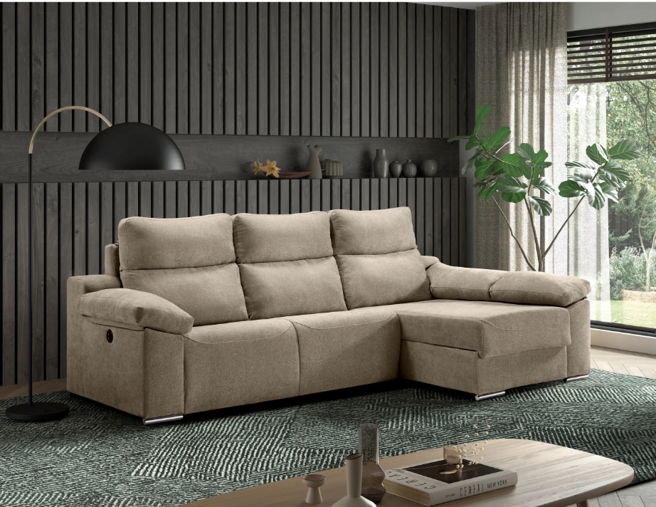Sofá Eléctrico con Chaise Longue DUMONT