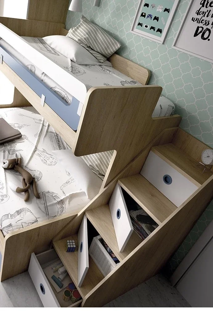 LITERA JUVENIL CON CAJONES ROKY NEW - Imagen 2