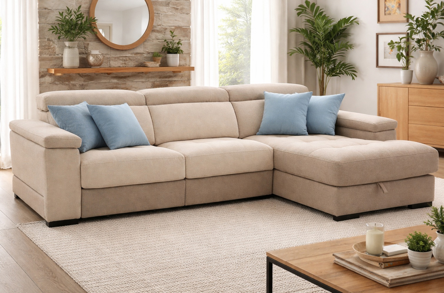 SOFA CHAISE LONGUE MAGNUM ASIENTOS VISCOELASTICA - Imagen 9