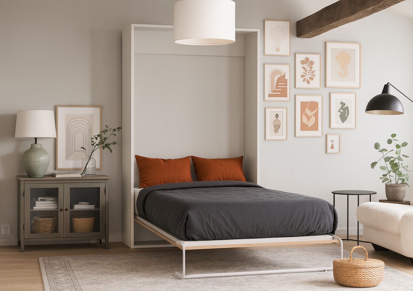 Cama abatible vertical 150×190 NVN - Imagen 4