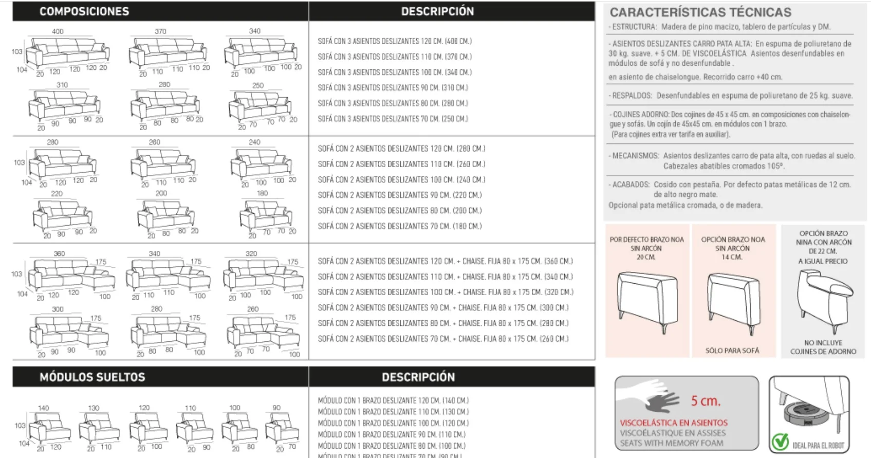 Sofá Lineal Noa, La Excelencia en Sofá - Imagen 5