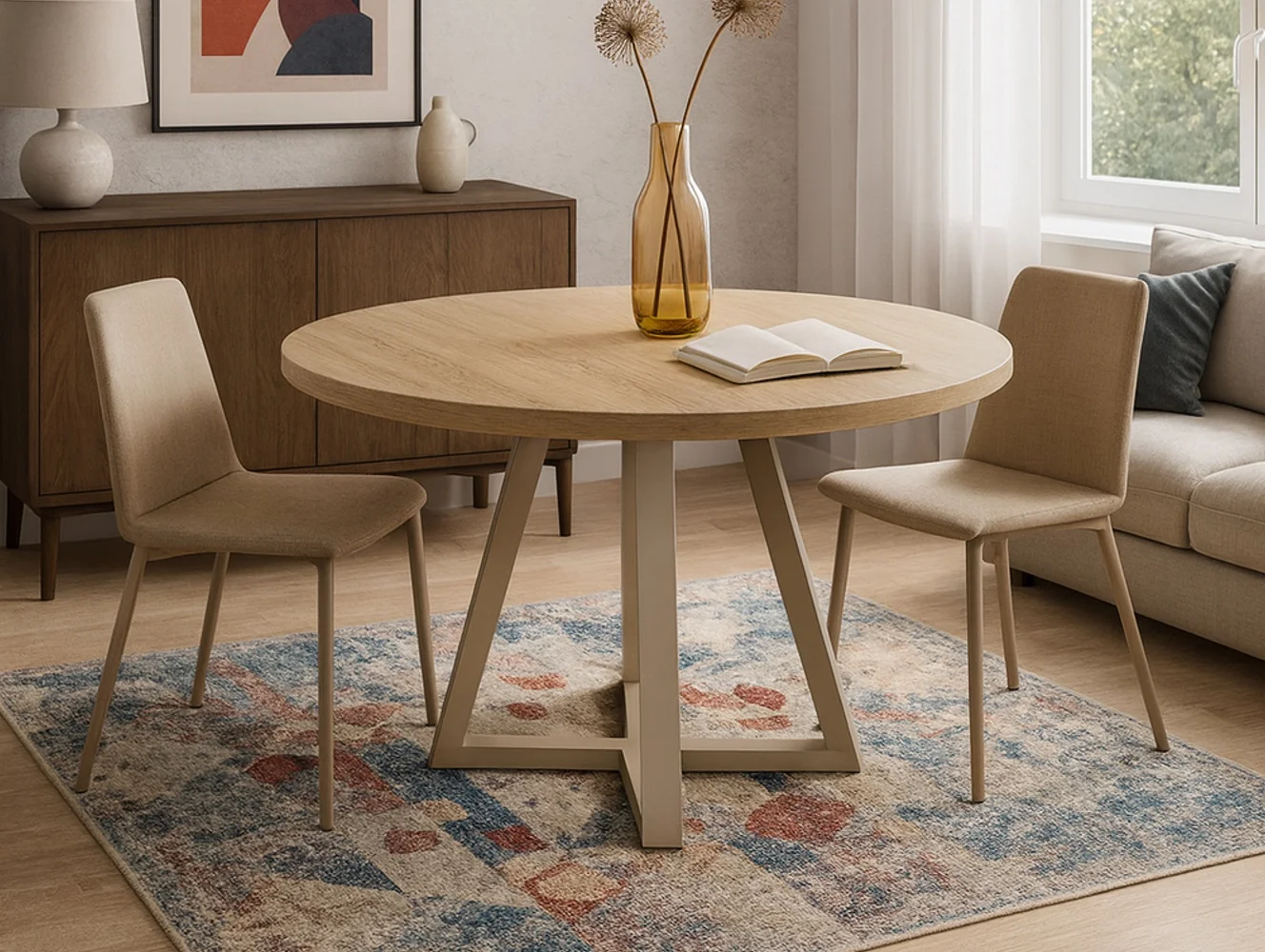 Mesa de comedor redonda extensible 5032 | 110–170 cm — изображение 4