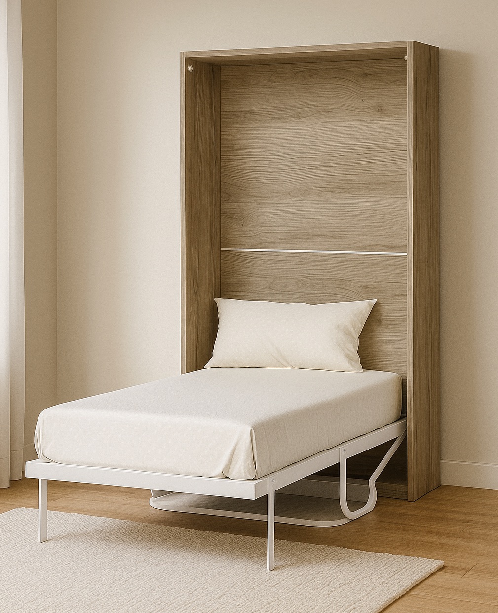 Cama abatible vertical con escritorio nova - Imagen 2