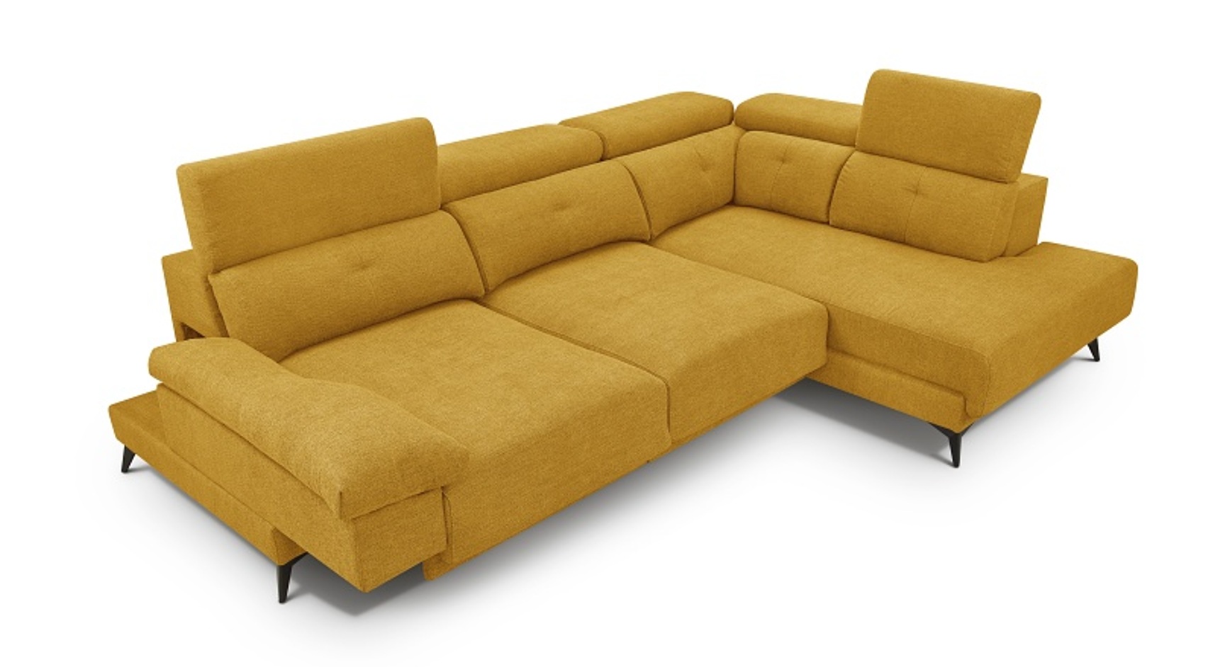 Sofa con chaise longue terminal Egypto - Imagen 4