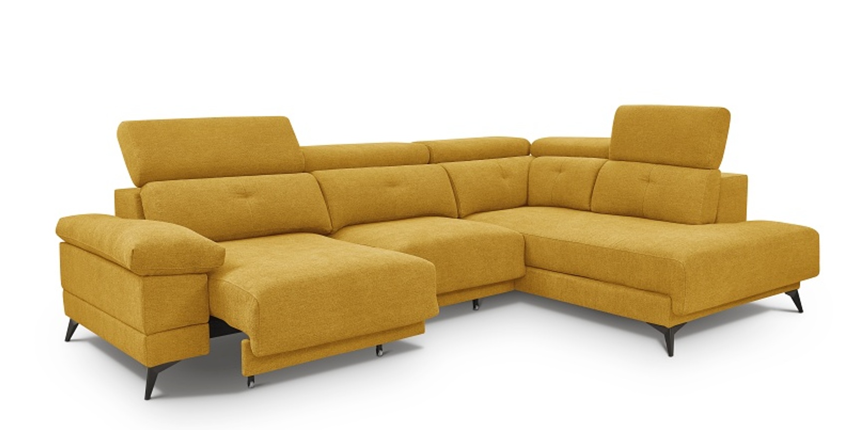 Sofa con chaise longue terminal Egypto - Imagen 6