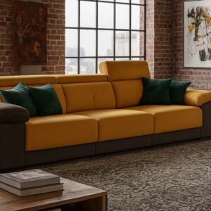 Sofa de 3 plazas deslizantes Leonor