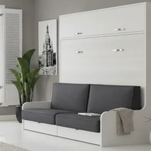cama abatible horizontal con sofá NOVA 135 en Badalona