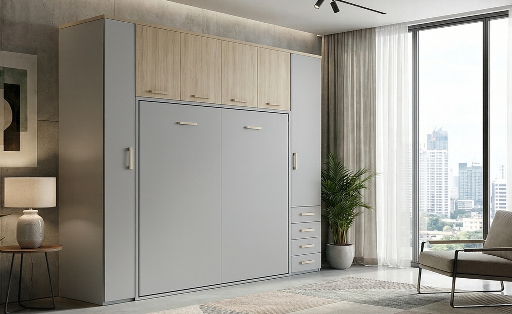 Composicion con cama abatible frm