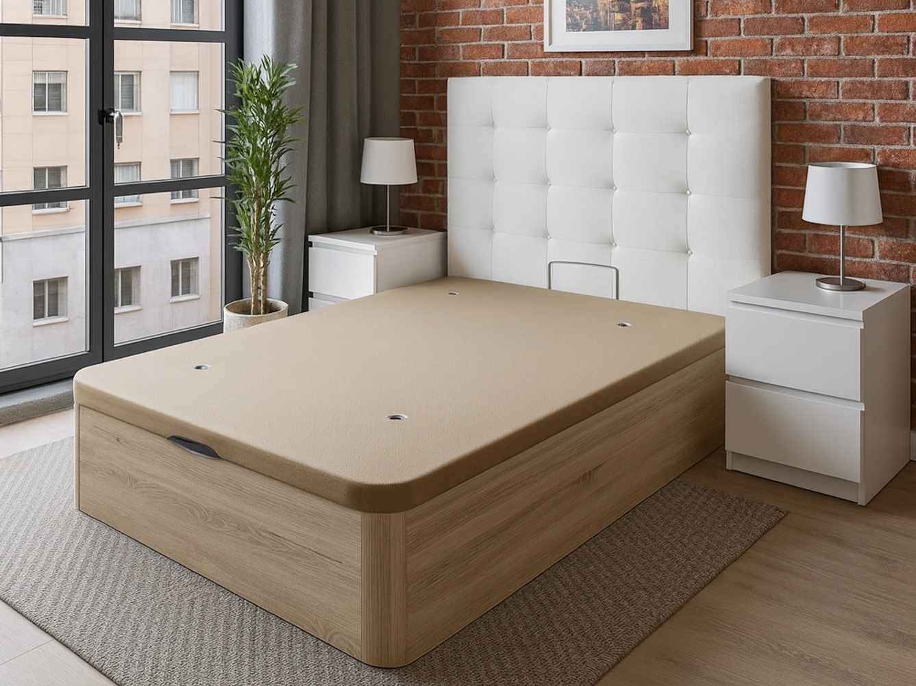 Canape Coca abatible de matrimonio 150×190 - Imagen 2