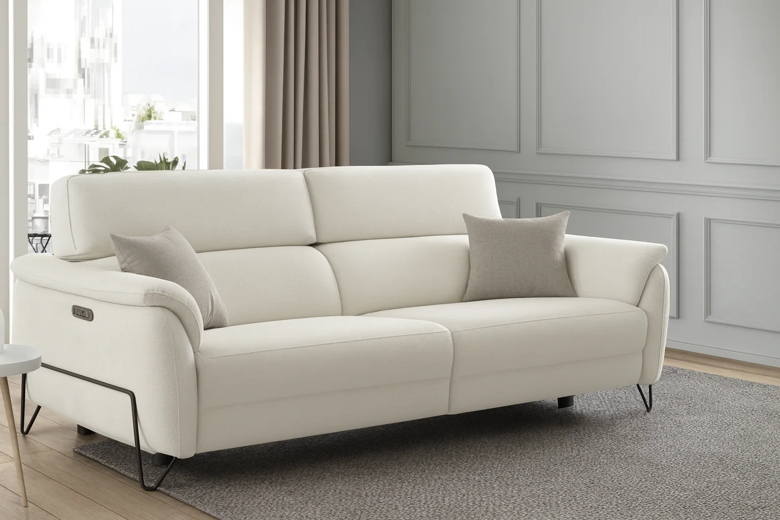 Sofá relax motorizado cardio Estel de 212 cm