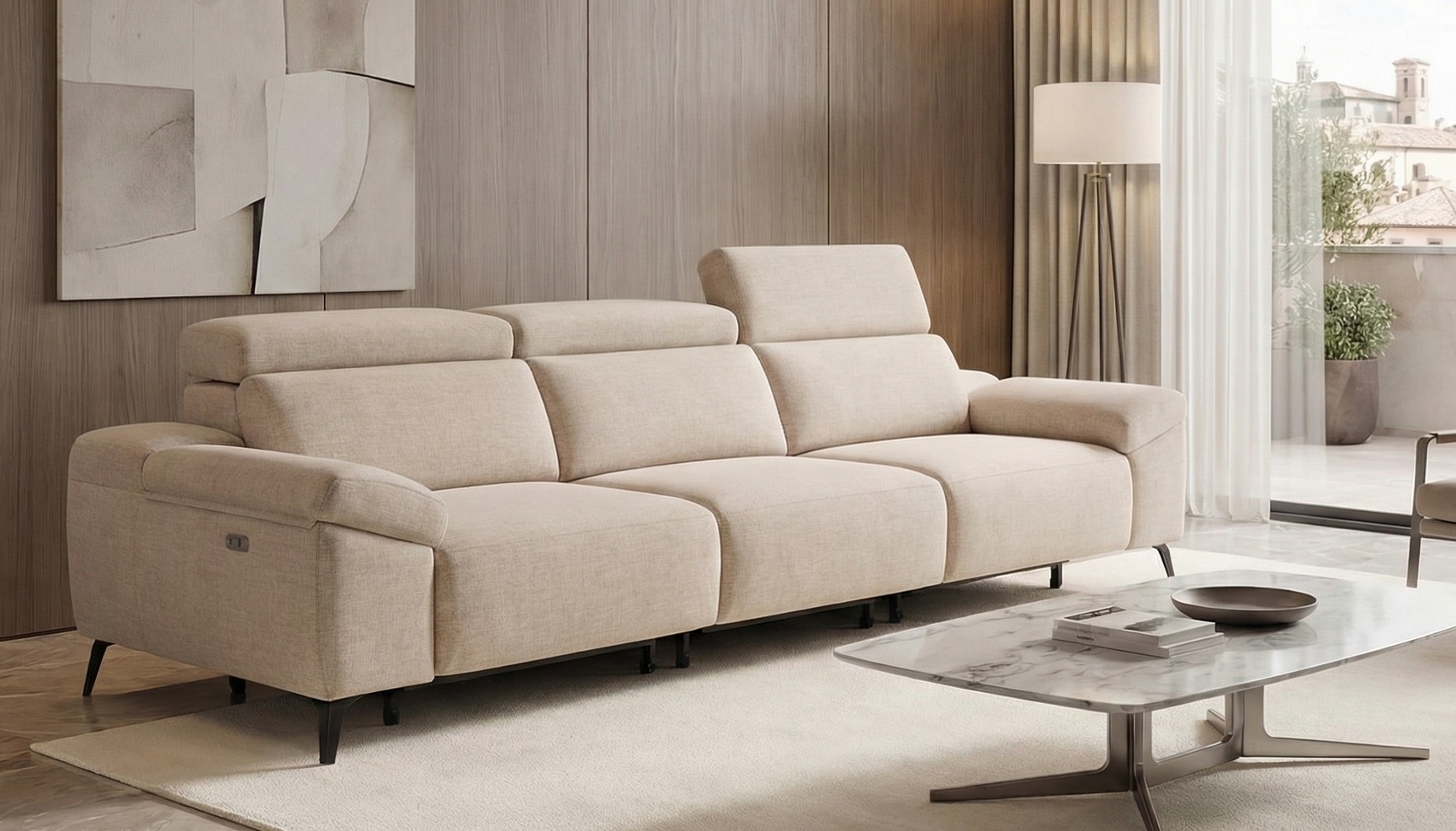 Sofá 3p,family Heaven con viscoelastica