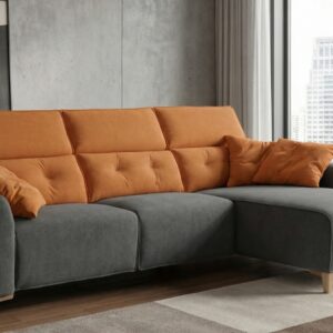 Sofa chaise de plazas relax eléctricas Gio Gold