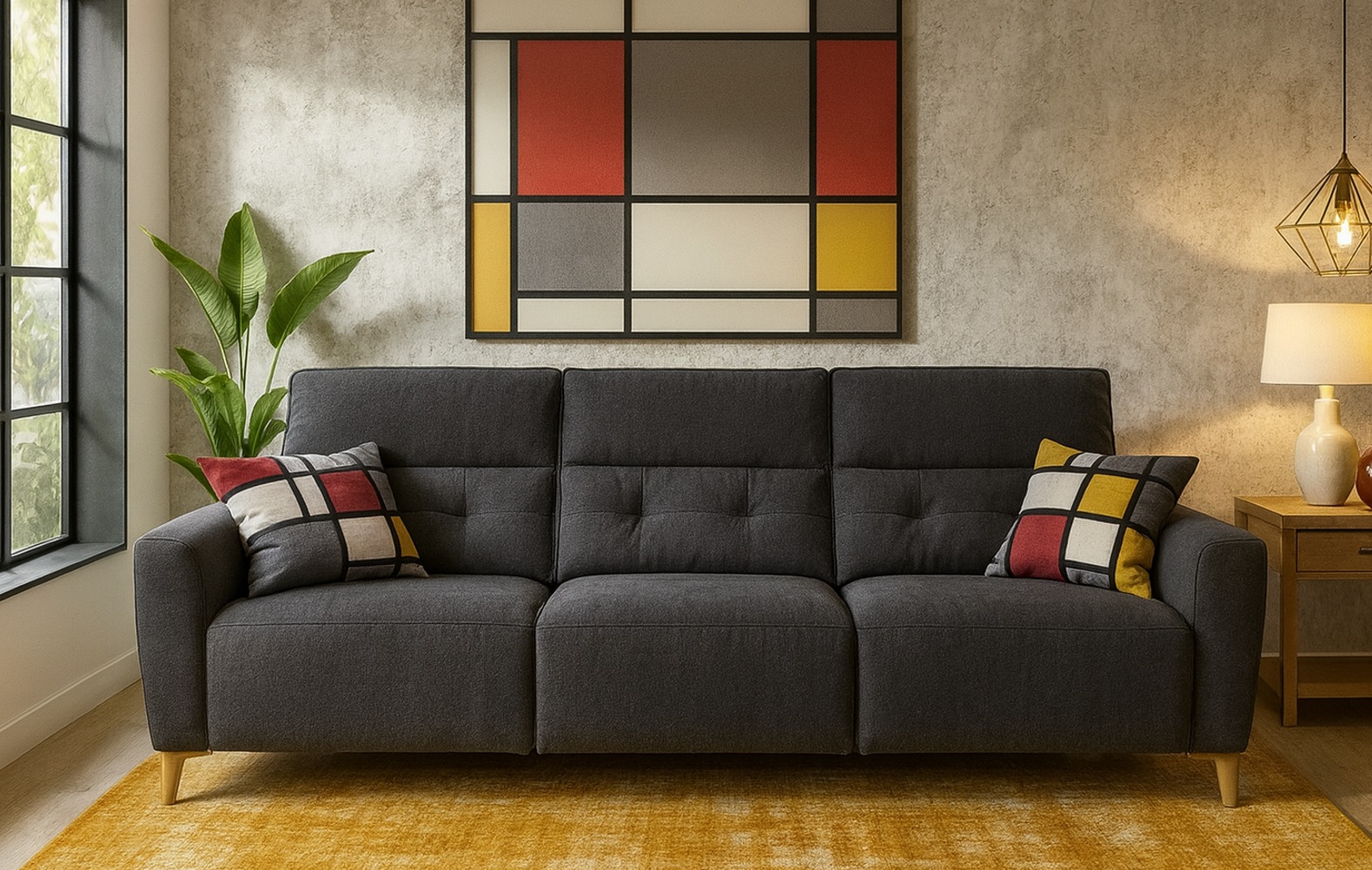 Sofa de 3 plazas relax eléctrico Gio - Imagen 7