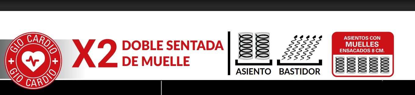 Sofa de 3 plazas relax eléctrico Gio plus - Imagen 3