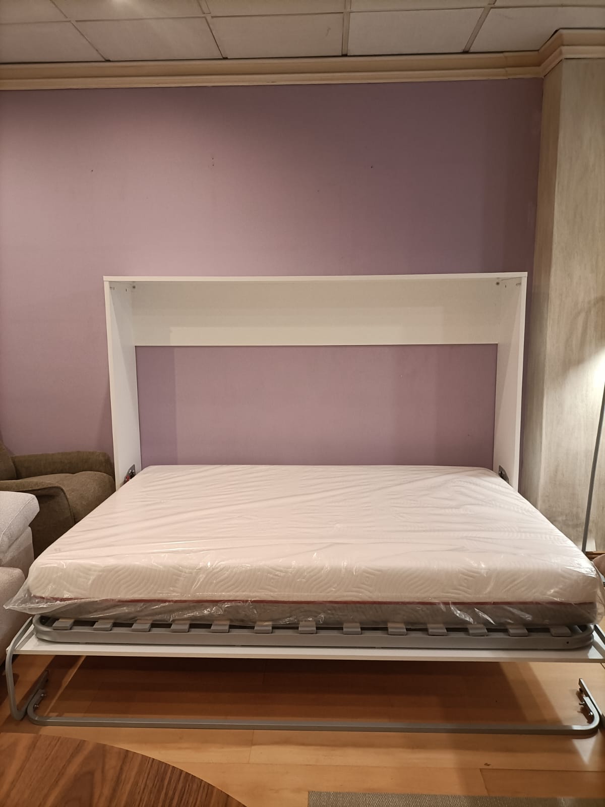 Cama abatible de matrimonio 135x190. Liquidacion - Imagen 3