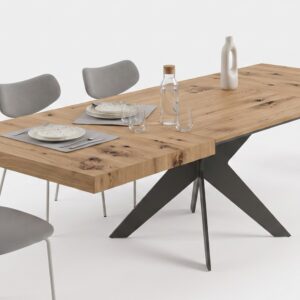 Mesa Athenas de Pemi extensible con acabado personalizable