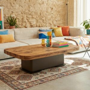 mesa elevable extensible de centro a comedor eléctrica moderna