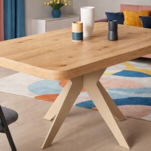 Mesa de comedor extensible Moon.